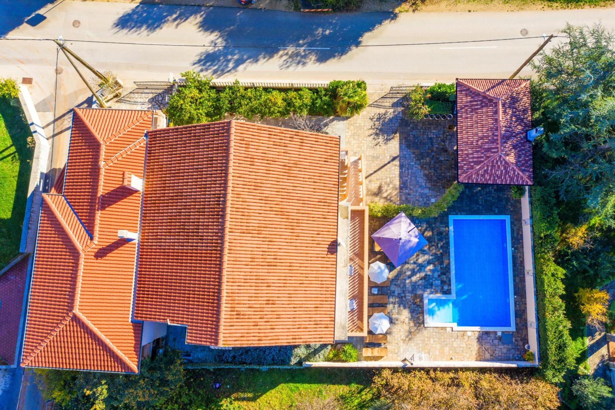Family Friendly Pool House Ana - Happy Rentals Bibinje Ngoại thất bức ảnh